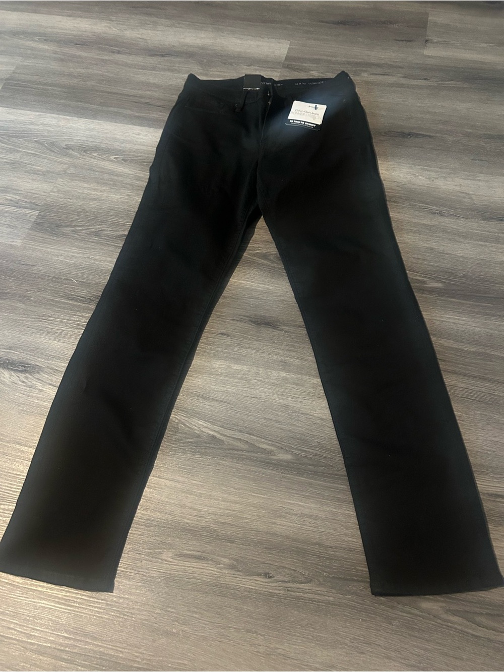 Calvin Klein Jeans Black Straight Pants